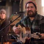 Daniel Firmin plays a two-song set during the Mountainside Open Mic & Art Night at The Rookery on Oct. 31, 2018. (Michael Penn | Juneau Empire)