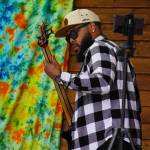 Wasabi Black performs during the Soldotna Music Series at Soldotna Creek Park in Soldotna, Alaska, on Wednesday, June 21, 2023. (Jake Dye/Peninsula Clarion)