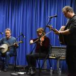 John Walsh, Rose Flanagan and Pat Broaders perform during "An Evening of Traditional Irish Music" on Friday, Jan. 27, 2023, at Kenai Peninsula College in Soldotna, Alaska. (Jake Dye/Peninsula Clarion)