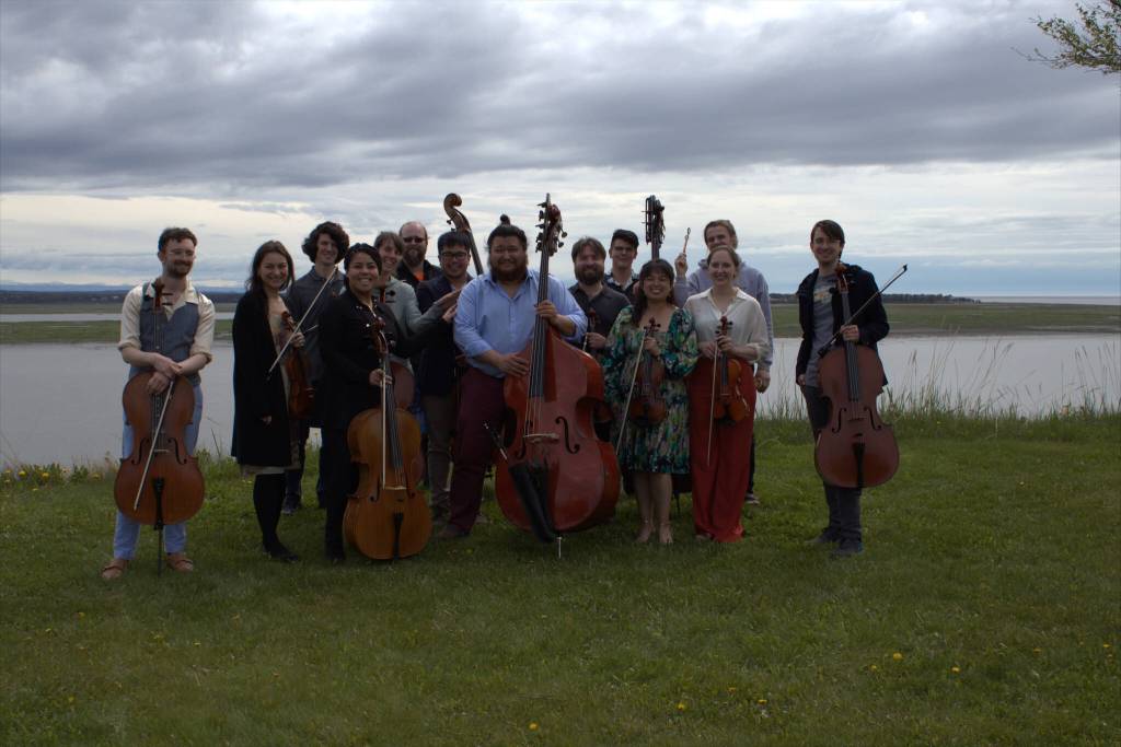 The Anchorage Bowl Chamber Orchestra poses for a photo. (Photo courtesy Anchorage Bowl Chamber Orchestra)