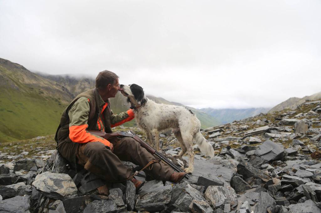 Winchester and Steve Meyer doing what they love best Ѡhunting together in the mountains. (Photo by Christine Cunningham)