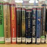 Photo by Christina Whiting
Selections from the 2025 Lit Lineup are lined up on a shelf at the Homer Public Library on Friday, Jan. 3.