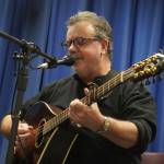Pat Broaders performs during An Evening of Traditional Irish Music at Kenai Peninsula College in Soldotna, Alaska, on Friday, Jan. 24, 2025. (Jake Dye/Peninsula Clarion)