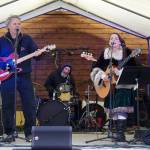 The Bunny Swan Band performs during the 10th Annual Frozen River Fest in Soldotna, Alaska, on Saturday, Feb. 15, 2025. (Jake Dye/Peninsula Clarion)