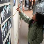 Artwork by Soldotna Elementary School students is displayed during an art show and music fundraiser at Soldotna Elementary School in Soldotna, Alaska, on Thursday, Feb. 27, 2025. (Jake Dye/Peninsula Clarion)