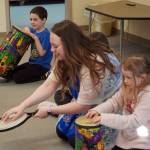 Second graders participate in a music lesson led by Delana Green at Tustumena Elementary School in Kasilof, Alaska, on Friday, March 21, 2025. (Jake Dye/Peninsula Clarion)