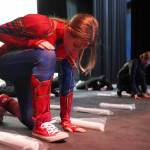 Diamond Dance Project rehearses Academy of Heroes at Kenai Central High School in Kenai, Alaska, on Wednesday, April 2, 2025. (Jake Dye/Peninsula Clarion)