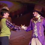The cast of Seward High School Theatre Collectives Charlie and the Chocolate Factory rehearse on Thursday, April 3, 2025. (Jake Dye/Peninsula Clarion)