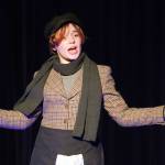Allison Phillips, part of the cast of Seward High School Theatre Collectives Charlie and the Chocolate Factory rehearses on Thursday, April 3, 2025. (Jake Dye/Peninsula Clarion)