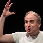 Jamie Nelson rehearses Picnic at the Kenai Performers Theater near Soldotna, Alaska, on Saturday, April 26, 2025. (Jake Dye/Peninsula Clarion)