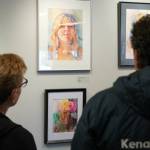 Artwork by The Art Gaggle is displayed as part of What We Do at the Kenai Art Center on Friday, May 2, 2025. (Jake Dye/Peninsula Clarion)