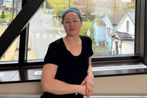 Mark Sabbatini / Juneau Empire
Tessa Hulls, an author who moved to Juneau during the winter, at the Alaska State Capitol on Monday after her graphic novel Feeding Ghosts won the 2025 Pulitzer Prize in the Memoir or Autobiography category.