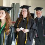 Graduates process into the 55th Annual Kenai Peninsula College Commencement Ceremony, held at Kenai Central High School in Kenai, Alaska, on Thursday, May 8, 2025. (Jake Dye/Peninsula Clarion)