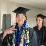 Graduates process into the 55th Annual Kenai Peninsula College Commencement Ceremony, held at Kenai Central High School in Kenai, Alaska, on Thursday, May 8, 2025. (Jake Dye/Peninsula Clarion)