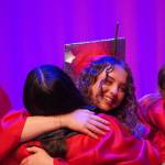 Graduates celebrate at the end of the Kenai Central High School commencement ceremony in Kenai, Alaska, on Tuesday, May 20, 2025. (Jake Dye/Peninsula Clarion)