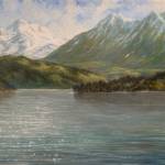 Kachemak Bay Stars is an oil painting by Don Kolstad on display through June in his exhibit at Fireweed Gallery in Homer, Alaska. Photo provided by the Fireweed Gallery