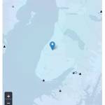 This map shows the location of a magnitude 4.0 earthquake that hit about 8 miles east of Ninilchik, Alaska on Thursday, Aug. 7, 2025, at 3:45 p.m. The map also shows the intensity of the quake as reported by observers. (Map by U.S. Geological Survey)