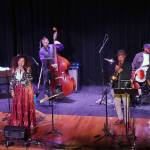 Svetlana and the New York Collective perform during An Evening of Jazz and Swing at the Triumvirate Theatre in Kenai, Alaska, on Wednesday, Aug. 27, 2025. (Provided by KDLL 91.9 FM)