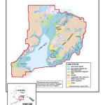 A map from the Department of Natural Resources shows the status of lands on the Kenai Peninsula. DNR is hosting several meetings this week to gather community perspectives on the potential establishment of a state forest in the Kenai Peninsula, which would be primarily managed for timber production but also create opportunities for recreation.