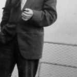 Photo courtesy of the 
Arness Family Collection
L. Keith McCullagh, pictured here aboard a ship in about 1915, was a U.S. Forest Service ranger charged with establishing a ranger station in Kenai, a task that led him to the agricultural experiment station there and into conflict with Frenchy Vian and his friends.