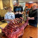Soldotna High School students learn to prepare moose meat as part of the harvesting process in Christopher Townes culinary arts classes starting Dec. 1<ins>, 2025</ins>. Photo courtesy of Tabitha Blades/Soldotna High School