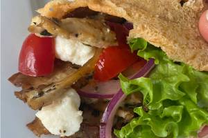 These gyros make a super delicious and satisfying tofu dish. Photo by Tressa Dale/Peninsula Clarion