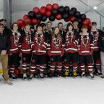 Photos by Chloe Anderson / Juneau Empire
Senior Juneau-Douglas High School: Yadaa.at Kalé hockey players were recognized at the Treadwell Arena on Friday, Jan. 23<ins>, 2026</ins> before the Crimson Bears faced the Homer Mariners. Head coach Matt Boline and assistant coaches Mike Bovitz, Luke Adams, Jason Kohlase and Dave Kovach honored 11 seniors.