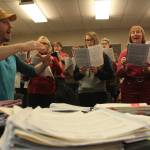 Kenai Central High choir teacher Simon Nissen conducts the Kenai Peninsula Singers during a rehearsal on Dec. 11. The Peninsula Singers and Redoubt Chamber Orchestra will perform together in the 2017 Evening of Christmas on Friday, Dec. 15. (Photo by Erin Thompson/Peninsula Clarion)